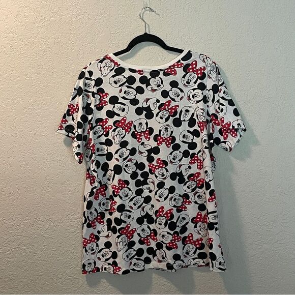 Disney Mickey Minnie Mouse Tee Shirt Top Size L - Picture 2 of 3